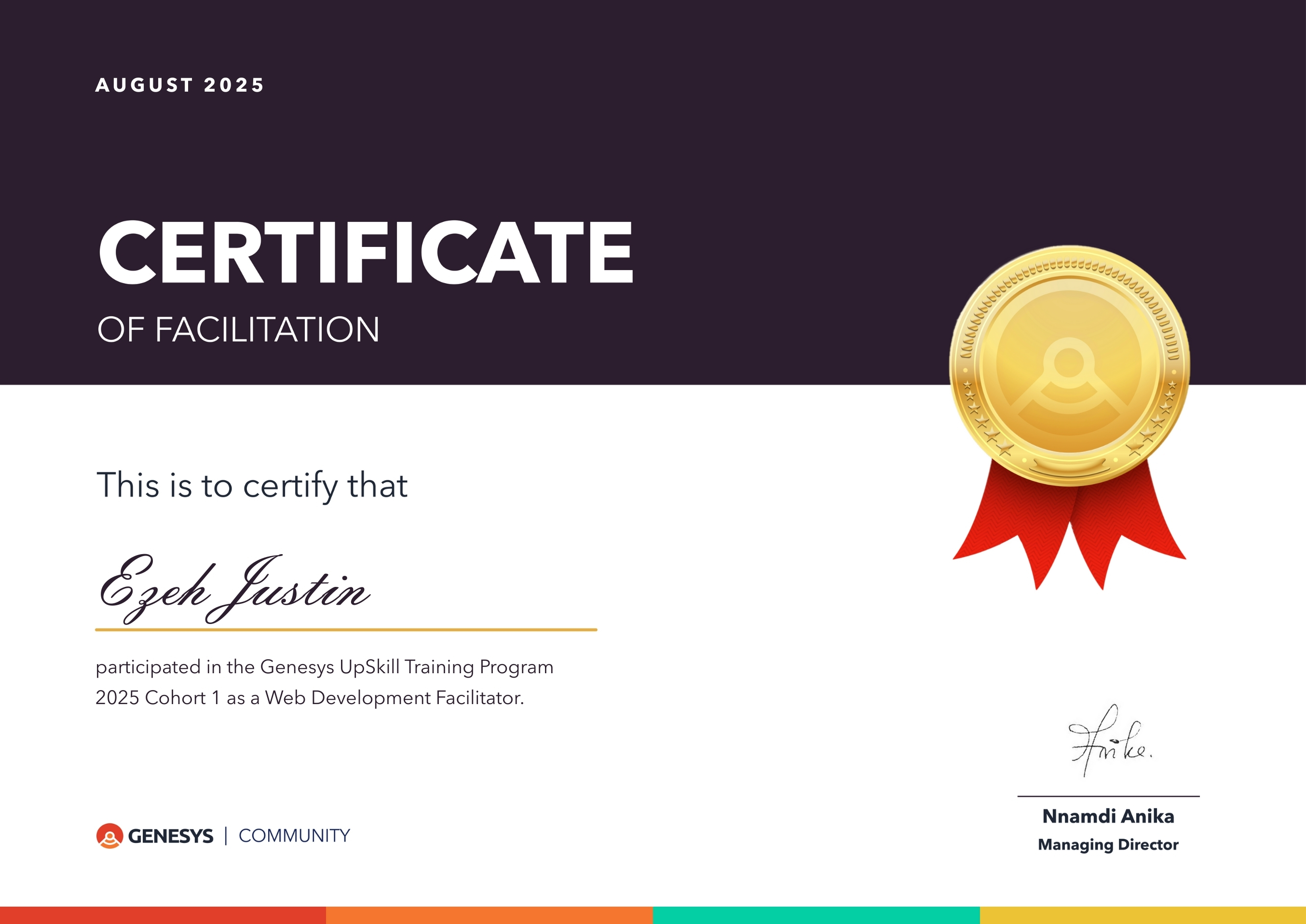 Facilitator Certification